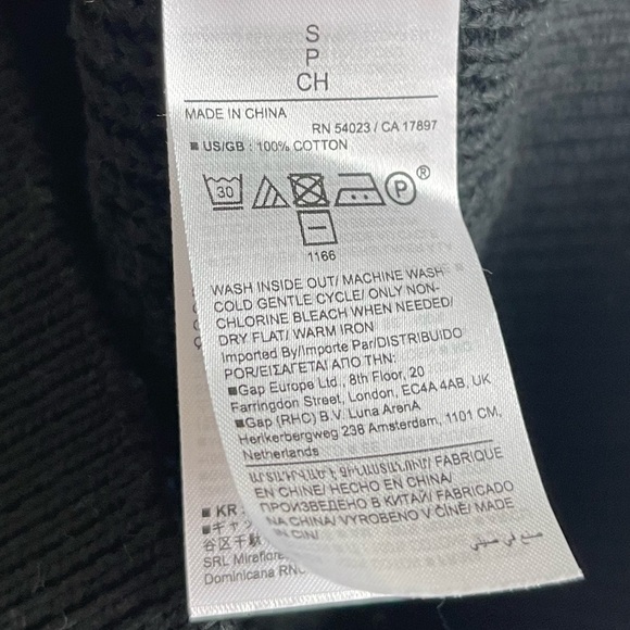 Banana Republic Janette Sweater Polo in Black Size Small - Picture 5 of 7